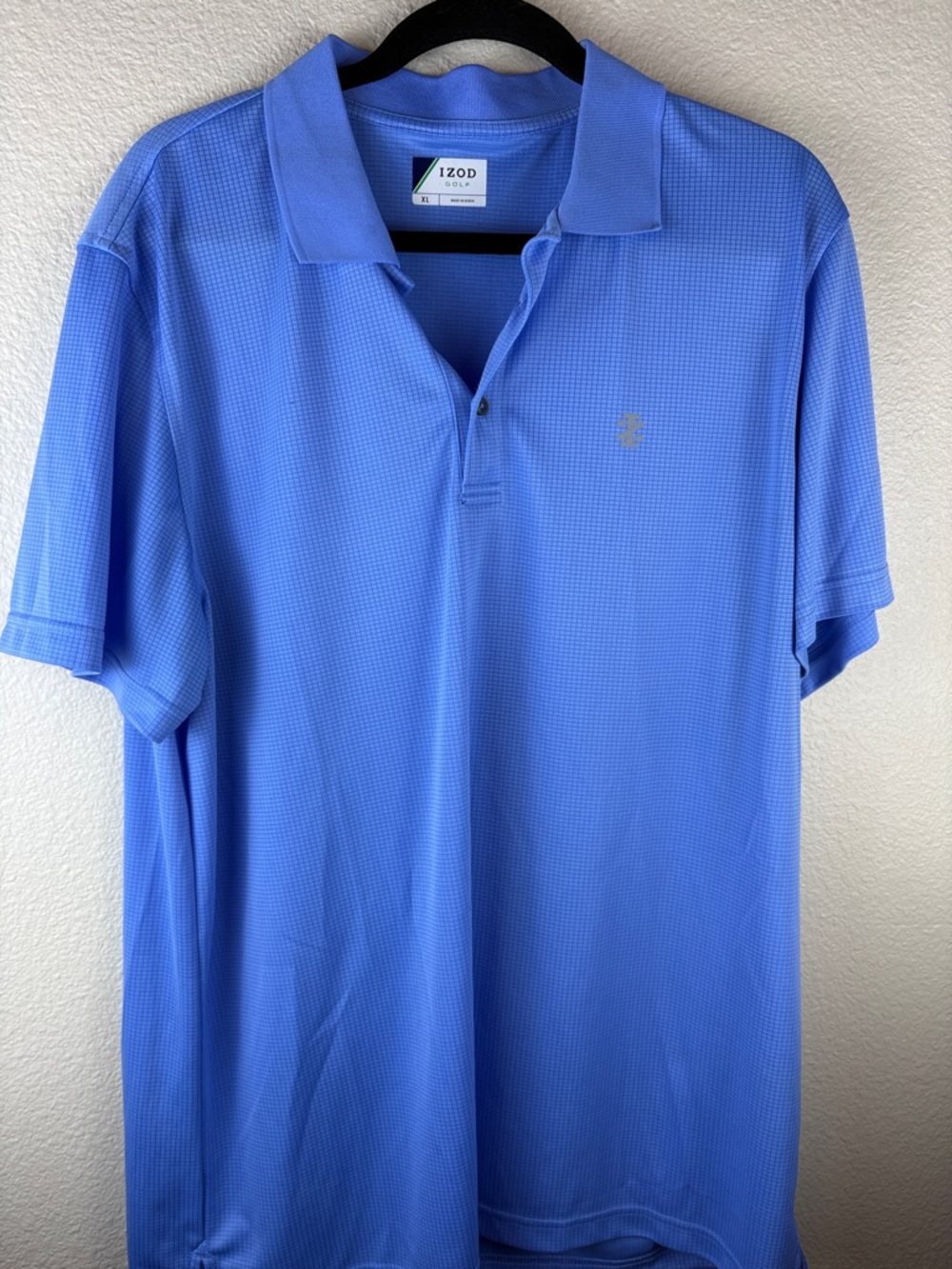 Izod Golf Light Blue Men's Polo Shirt XL